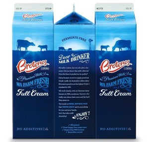 For Brownes milk, the answer was colour